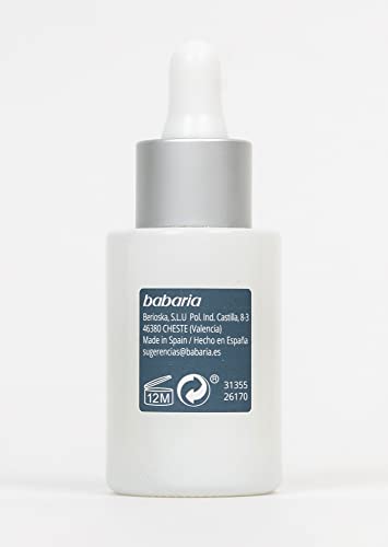 Babaria - Serum facial para hombre - Serum doble efecto: antipolución y energizante - Serum con Vitamina C que mejora la luminosidad del rostro - 100% Vegano - 30ml (31355)