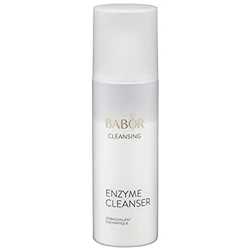 BABOR CLEANSING Enzyme Cleanser para pieles mixtas, grasas y con imperfecciones, Polvo limpiador y exfoliante enzimático, Con vitamina C, 1 x 75 g