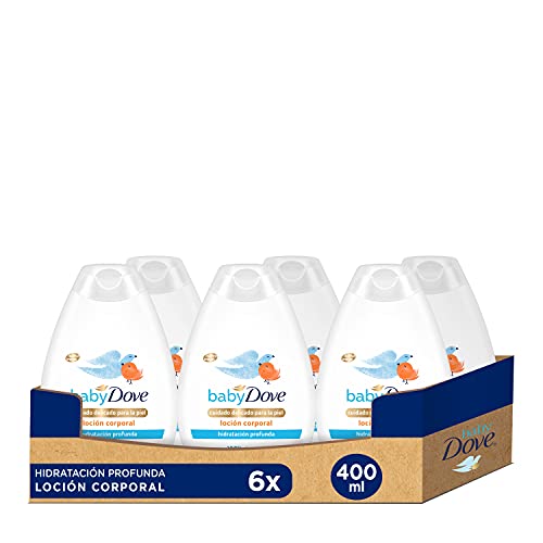 Baby Dove Hidratación Profunda Loción Corporal 400 ml - Pack de 6