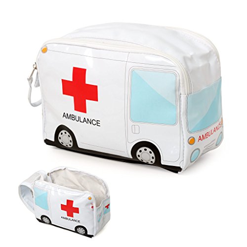 Balvi Estuche medicamentos Ambulance Color Blanco Neceser de medicamentos para Poder incluir botiquin