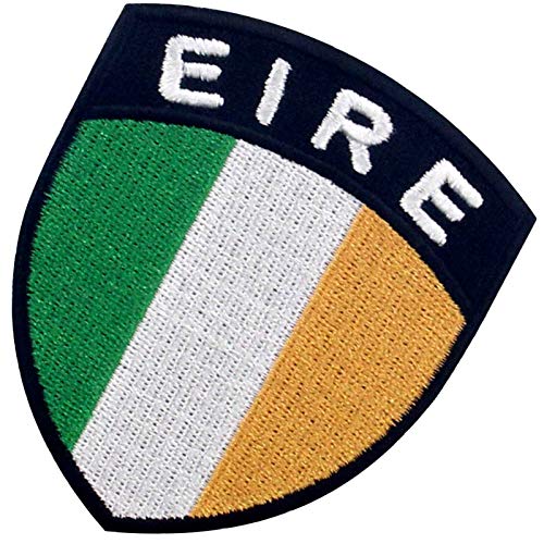 Bandera del escudo de Irlanda Parche Bordado de Aplicación con Plancha