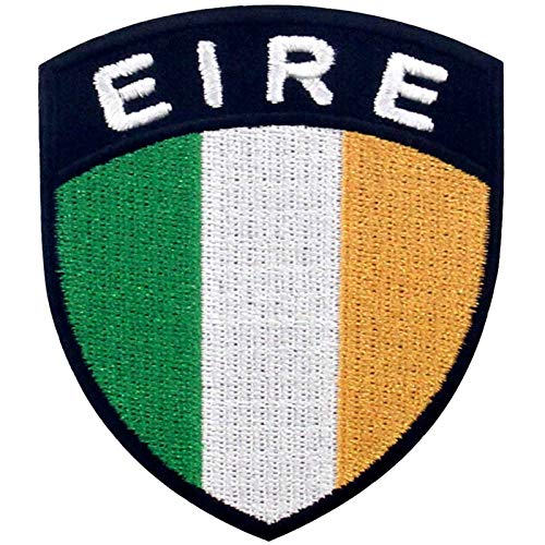 Bandera del escudo de Irlanda Parche Bordado de Aplicación con Plancha