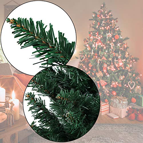 BB Sport Árbol Navideño PVC 180 cm Verde Oscuro Arbol Navidad Artificial Abeto Navidad