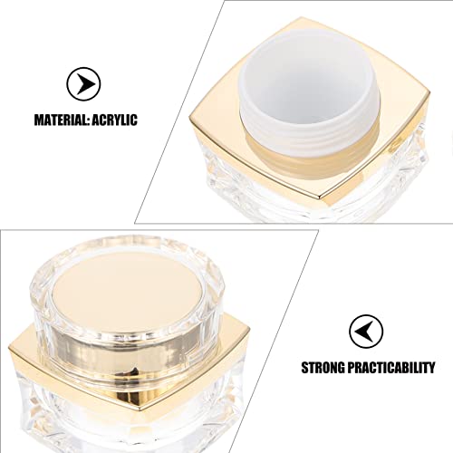 Beaupretty Tarros de Crema Vacíos Envases de Muestra de Maquillaje 30G Contenedor Cosmético Recargable Contenedor de Almacenamiento de Loción Bote Cosméticos Caja de Muestra BPA Gratis para