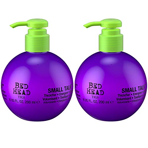 Bed Head by Tigi – Small Talk, crema de peinado voluminizadora para pelo fino, 240 ml, 2 productos