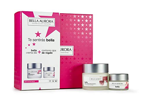 Bella Aurora - Pack Bella Dia Piel Seca 50ml + Contorno de Ojos Bella 20ml | Caja de Regalo | Hidratante | Anti-edad | Anti-arrugas