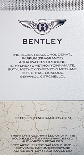 Bentley, Agua de colonia para hombres - 100 gr.