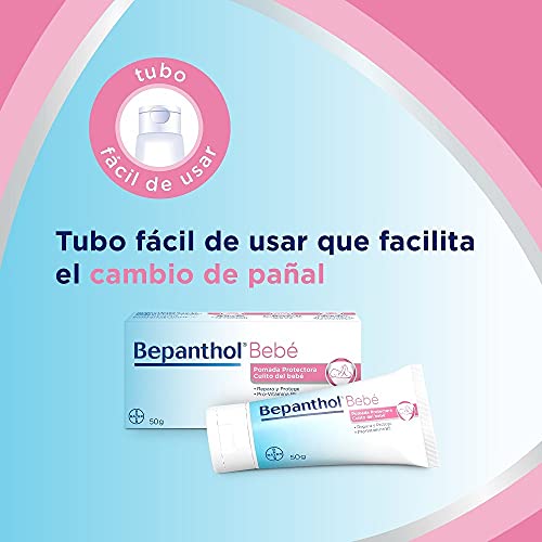 BEPANTHOL DUPLO. Crema reparadora de la piel para el cambio de pañal. Pomada protectora culito del bebe. Promoción especial 50% de descuento en la segunda unidad. Contiene 2 envases de 50 g (2 x 50 g)