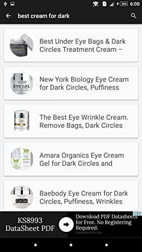 best cream for dark circles under eyes