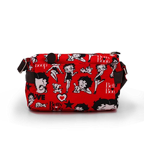 Betty Boop Rouge-Bandolera Basic Horizontal HS, Rojo