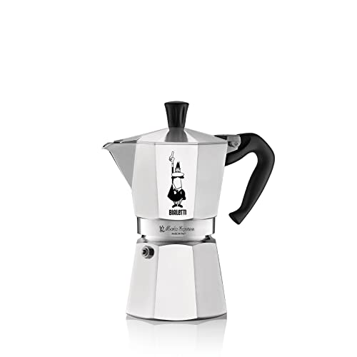 Bialetti - Moka Express: Icónica Cafetera Italiana para Espresso, Auténtico Café Italiano, Cafetera Moka 9 Tazas (420 Ml), Aluminio, Plata