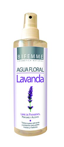 Bifemme Agua floral lavanda libre de parabienes, perfumes y alcohol - 250 ml