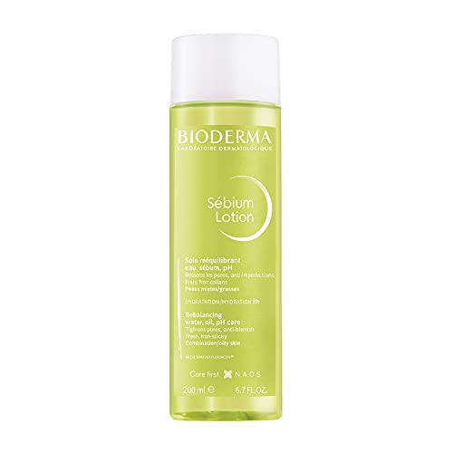 Bioderma Sébium Lotion, loción para restablecer el equilibrio de las pieles mixtas y grasas, 200 ml