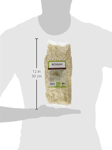 Bionsan Arroz Integral Inflado | Producto Ecológico y Natural | 180 gr