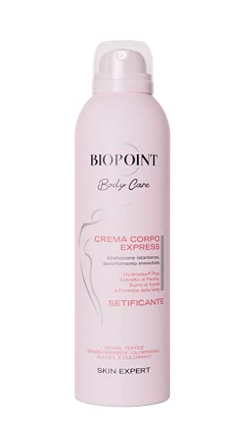 Biopoint Crema corporal Express Spray suavizante, suavidad intensa e hidratación instantánea – 200 ml
