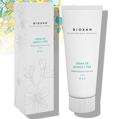 BIOXÁN | Crema de Manos y Pies Antiedad 75 ml | Crema Hidratante Reparadora | Ingredientes de Origen Natural | Loción Hidratante para Pies y Manos | Skin Health | Cosmética Natural