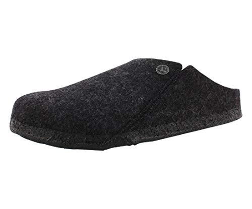 Birkenstock Unisex Zermatt Casual Shoes Anthracite Wool 39 = Women's 8-8.5 Men's 6-6.5 Narrow Dark Grey