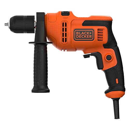 BLACK+DECKER BEH200 Taladro percutor con cable 500W 230V incluye empuñadura lateral 500 W