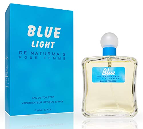 Blue Light Mujer Eau De Toilette 100 ml. Compatible con Eau De Parfum Light Blue Mujer, Perfumes Imitaciones Mujer