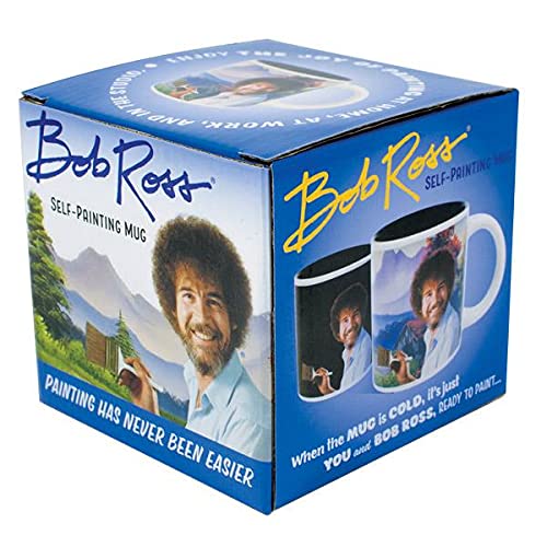 Bob Ross - Taza con diseño de Bob Ross, en caja de regalo