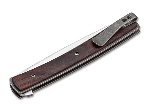 BÖKER PLUS® Urban Trapper Gentleman – Navaja plegable con mango de madera Cocobolo – Cuchillo EDC con una sola mano con hoja de 9 cm