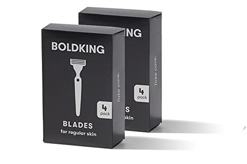 Boldking - The Refill Blades - Cuchillas de Recambio para Hombres - Pieles Normales - Pack Dúo