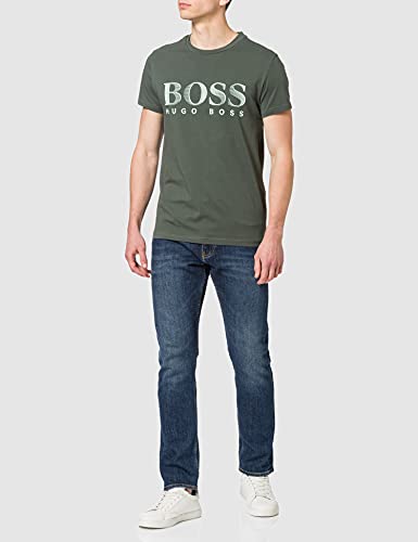 BOSS Camiseta RN, Verde (Dark Green 304), XS para Hombre