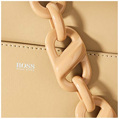 BOSS Ella Should Bag Ch, Acoplamiento para Mujer, Beige266, Einheitsgröße