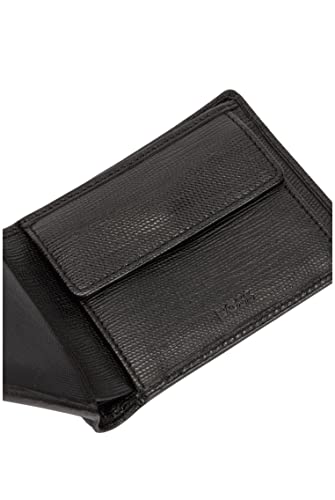 BOSS Gallerya_Trifold, Accesorios de Viaje-Cartera Plegable Triple para Hombre, Negro1, ONESI