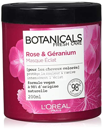 Botanicals L'Oréal Paris Masque Soin Remède ECLAT pour Cheveux Ternes/Colorés 200 ml