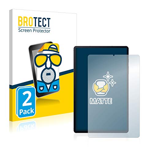 BROTECT Protector Pantalla Anti-Reflejos Compatible con Samsung Galaxy Tab S6 Lite WiFi 2020 (2 Unidades) Película Mate Anti-Huellas