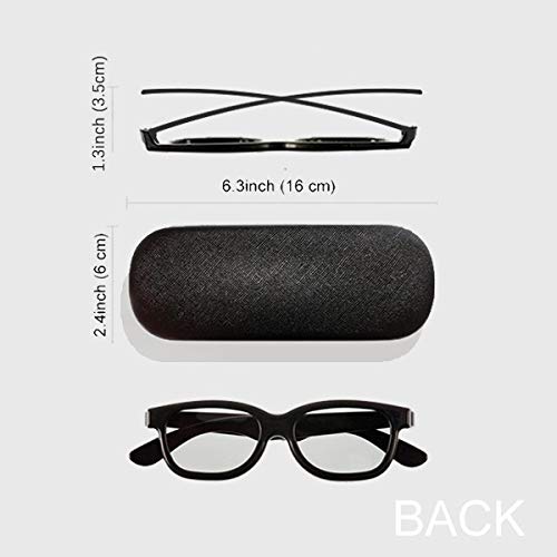 Butterfly Four Clover - Funda para gafas de almacenamiento, diseño de trébol