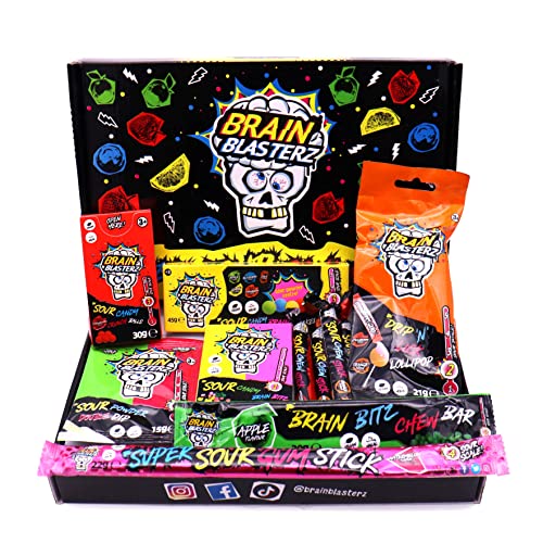 Caja De Dulces De Halloween Brain Blasterz Caja De Dulces Amargos Caramelo