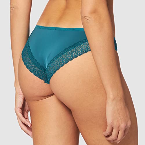 Calvin Klein Braguita Clásica-Flirty Ropa Interior, Topaz Gemstone, S para Mujer