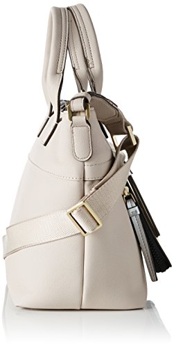 Calvin Klein CH4RLY Medium Tote, Bolsa para Mujer, Beige (Mushroom), 14x24x25 cm (b x h x t)