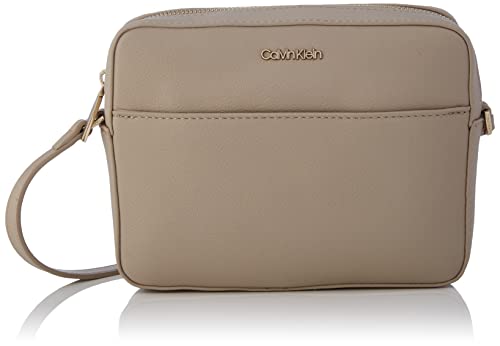 Calvin Klein CK Must-Funda para cámara, Crossovers para Mujer, Taupe, Medium