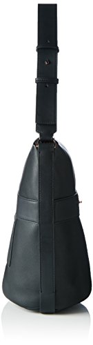 Calvin Klein HEATH3R Elongated Bucket Bag, Bolsa para Mujer, Negro (Black), 18x33x41 cm (b x h x t)