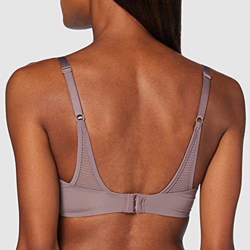 Calvin Klein Lightly Lined Demi Sujetador, Plum Dust, 34B Unisex Adulto