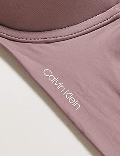 Calvin Klein Lightly Lined Demi Sujetador, Plum Dust, 34B Unisex Adulto