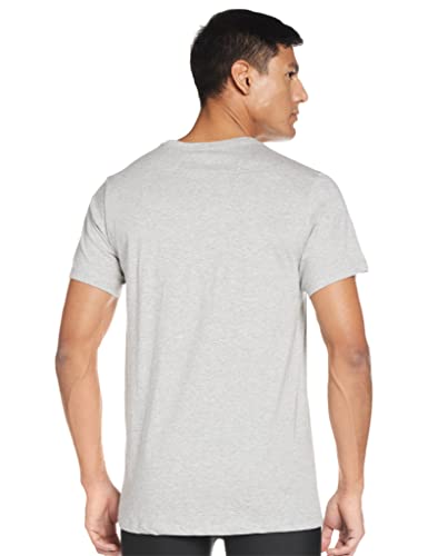 Calvin Klein S/S Crew Neck 3PK, Camiseta para Hombre, Negro (Black/White/Grey Heather), L