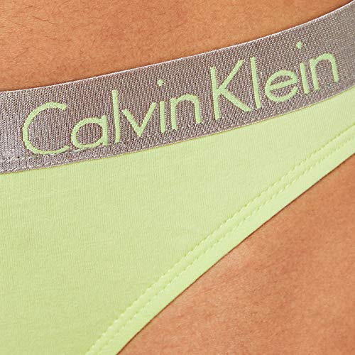 Calvin Klein Thong Lencería, Limelight, S Unisex Adulto