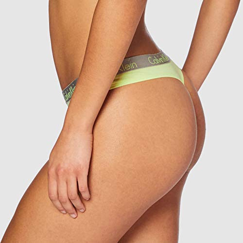 Calvin Klein Thong Lencería, Limelight, S Unisex Adulto