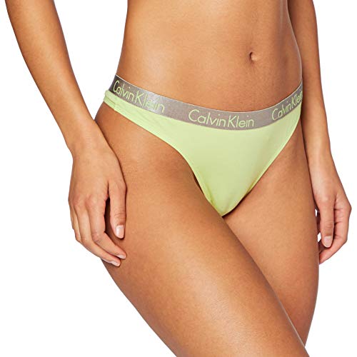 Calvin Klein Thong Lencería, Limelight, S Unisex Adulto