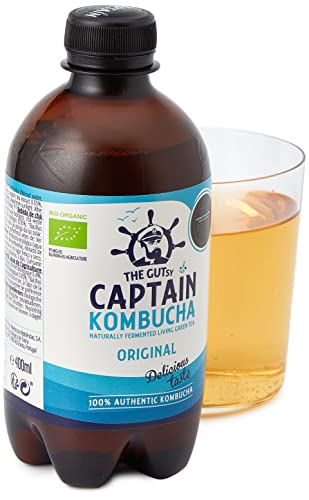 Captain Kombucha Original, Té de burbuja - 400 ml.