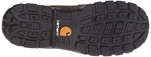 Carhartt Men's 8" Rugged Flex Insulated Waterproof Breathable Safety Toe Leather Work Boot CMF8389, Brown, 11 W US