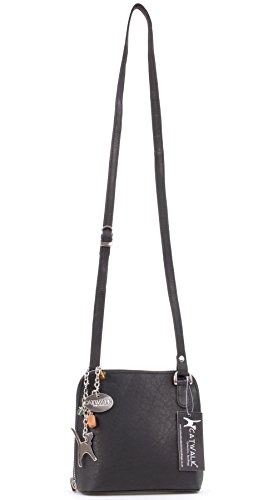 CATWALK COLLECTION - LENA - Bolso bandolera - Cuero - Negro