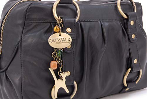 CATWALK COLLECTION - MEGAN - Bolso de mano - Cuero - Negro