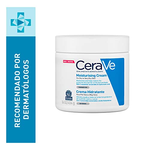 CeraVe Crema Hidratante Piel seca, 454 Gramos