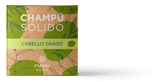 Champú Solido Cabello Graso. Pardo Natur |Limpieza profunda y duradera | Ingredientes naturales | 60 gr