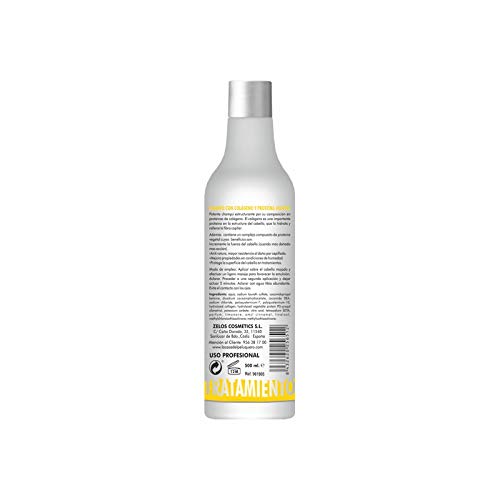 Champú Volumen Cabello Fino y Débil con Colágeno y Proteína Vegetal - 500 ml - Anti Encrespamiento - Uso Profesional - Fortalece el Cabello - Pelo más Resistente - Zelos